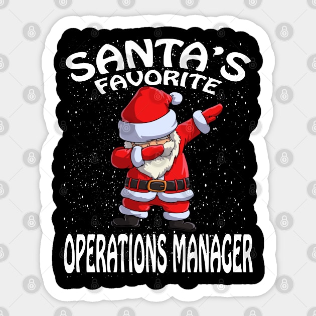 Santas Favorite Operations Manager Christmas Sticker by intelus